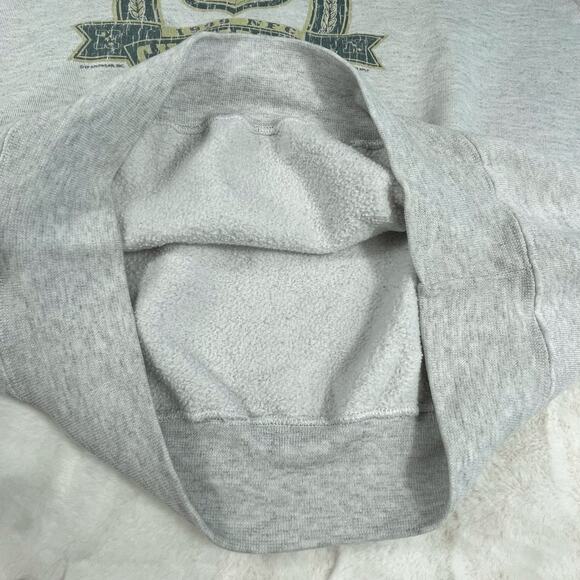 🔥Vintage St Louis Rams 1999 NFC Champions 2000 Super Bowl Sweatshirt Sz Large - Picture 5 of 14